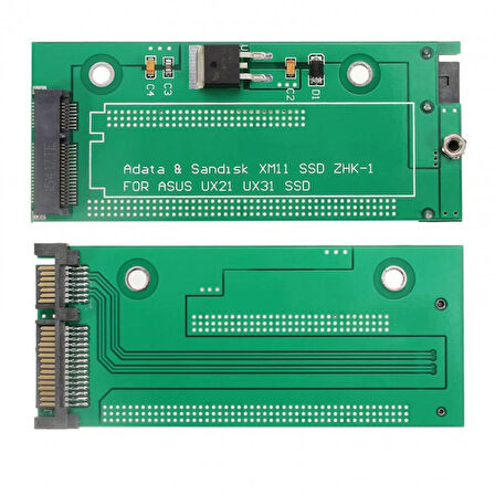 Msata UX31 UX21 Sandisk XM11 to sata çevirici dönüştürücü adaptör