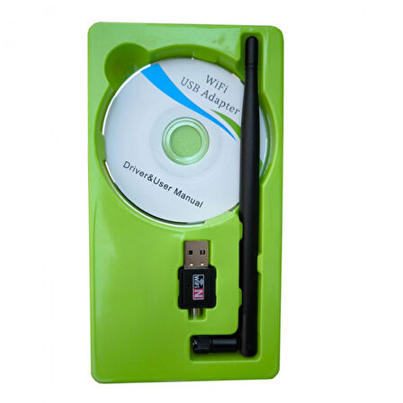 Usb 1200 mbps wireless wifi adaptör 2.4 Ghz 5 dbı antenli wifi adapter