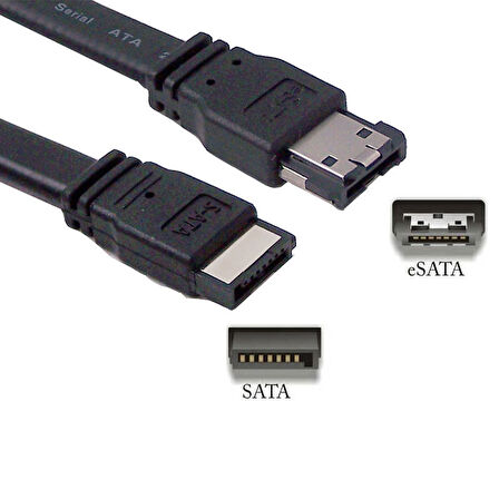 Sata to Esata data kablosu E-SATA SATA kablo 50 cm