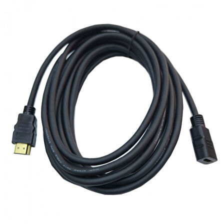 Hdmı dişi erkek uzatma kablosu  hdmi dişi erkek çevirici kablo 5m