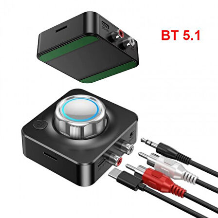 mikro hafıza kart girişli Bluetooth 5.1 kablosuz Ses Alıcısı