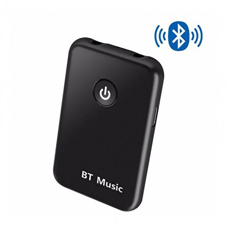 2 in 1 Bluetooth 5.0 verici alıcı kablosuz ses adaptörü aux girişli