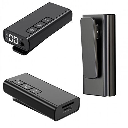 Bluetooth 5.1 Kablosuz Handsfree mikro hafıza kart girişli aux bluetooth