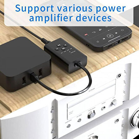 5.2 Bluetooth Ses Alıcısı PC için Fiber Koaksiyel AUX Çıkışlı Dijital Dönüştürücü