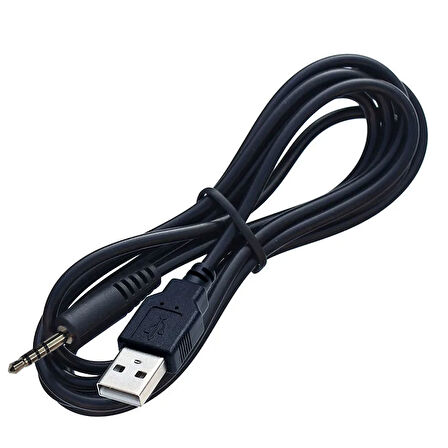 usb 2.0 to 2.5mm 4 boğum  Stereo 4 kutuplu şarj ve data kablosu 