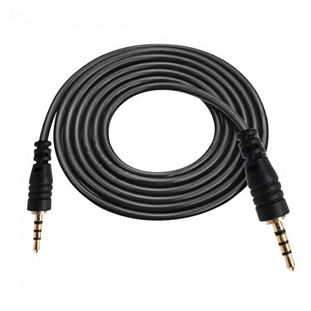 3,5 mm TRRS 4 Boğum stereo to 2.5 mm TRRS 4 Boğum audio ses kablosu 1.8m