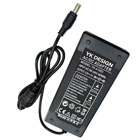 12V 7A  5.5*2.5mm Standart uç adaptör 12 volt 7 amper AC-DC Adaptör