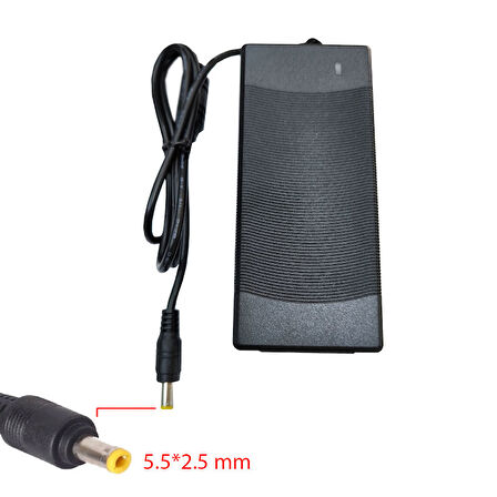 12V 7A  5.5*2.5mm Standart uç adaptör 12 volt 7 amper AC-DC Adaptör