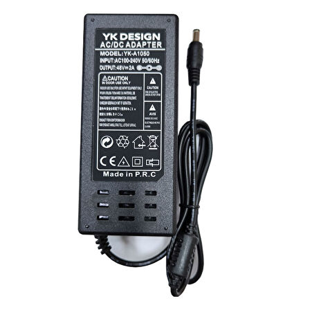 48 volt 2 amper 5.5*2.5 mm standart uçlu adaptör AC-DC 48V 2A adaptör