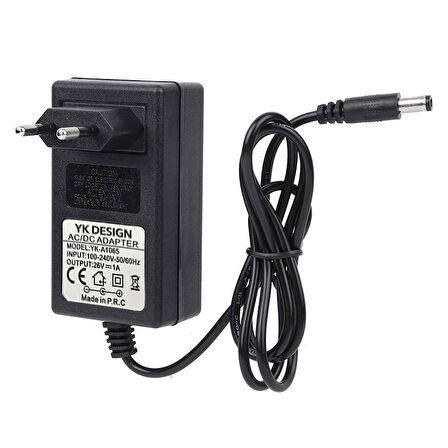 26v 1A şarjlı Süpürge adaptörü AC-DC 26 volt 1 amper şarjlı süpürge adaptörü