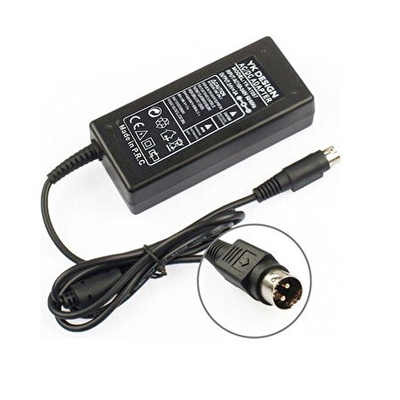 AC-DC 24V 3A  3 pin yazıcı adaptörü 24 volt 3 amper 3 pinli adaptör