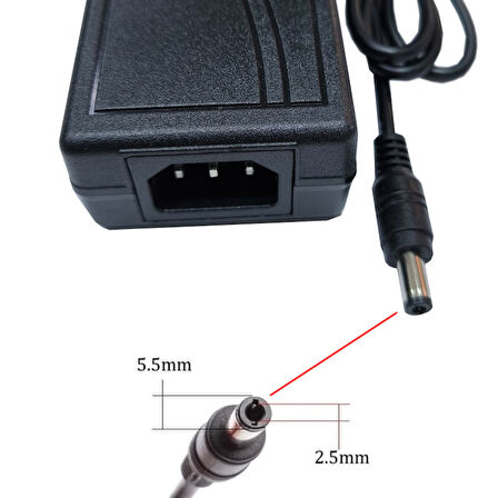 24V 3A Standart uç çapı 5.5mm*2.5mm AC-DC 24 volt 3 amper adaptör