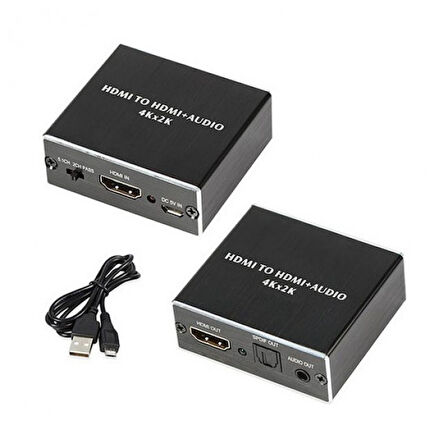 Hdmı to Hdmı Audio Optik 3D 4K  hdmi ses ayırıcı hdmı optik aux ses ayırıcı