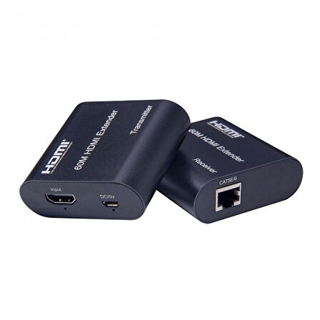 60m Hdmı extender HDMI alıcı verici cat6 genişletici 1080p hdmı extender