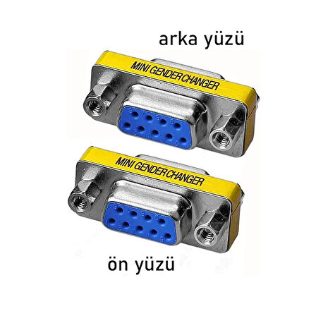 RS232 dişi dişi çevirici db9 rs232 dişi -dişi com çevirici dönüştürücü