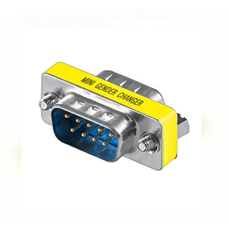 RS232 Erkek Erkek çevirici db9 rs232 erkek erkek com çevirici dönüştürücü