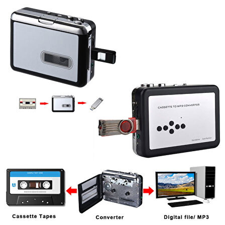 Kaset çalar walkman ezcap kasetten mp3'e dönüştürücü kaset çalar