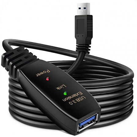 Usb 3.0 extension güçlendirilmiş uzatma kablosu 15m USB 3.0 uzatma kablosu