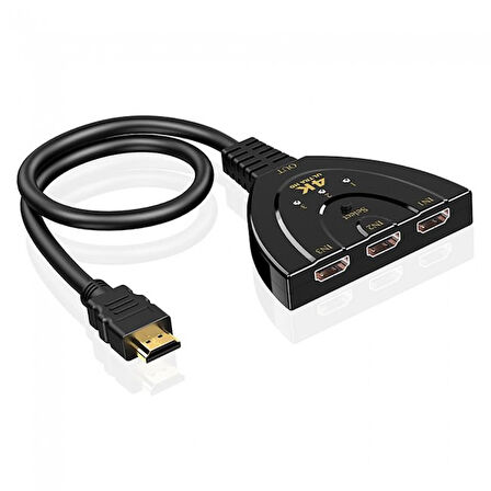 hdmi splitter 3 port hdmı 4k ultra splitter 3 girş 1 çıkış HD splitter 