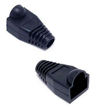 Rj45 cover Cat5,Cat6 uyumlu cover koruyucu kılıf 100 adet siyah
