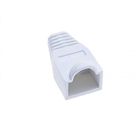 CAT5,CAT6 için Rj45 cover koruyucu kılıf  plastik pcv kılıf 100 ad.