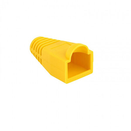 sarı Rj45 cover plastik Koruyucu kılıf  cat5,cat6 uyumlu 100 ad.