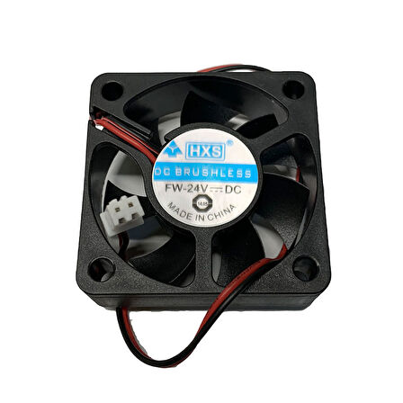 5cm 24v 2 pinli fan 5cm x 5cm x 1.5cm 2 pimli DC 24volt fan