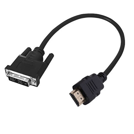 Hdmi to DVI 18+1 çevirici kablo hdmı-dvı18+1 çevirici 20cm kablo