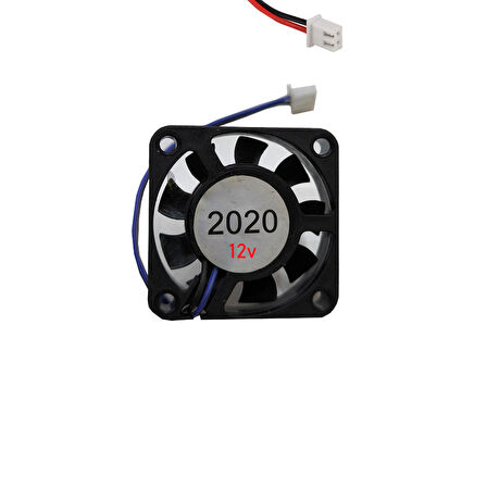 4cm 12v 2 pinli fan 4cmx4cmx1cm 2 pimli 12volt fan