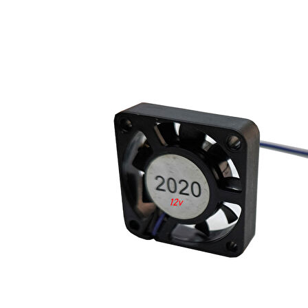 4cm 12v 2 pinli fan 4cmx4cmx1cm 2 pimli 12volt fan
