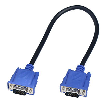 VGA kablo 15 pim vga erkek erkek görüntü kablosu 50cm