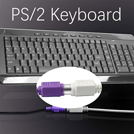 PS/2 Klavye Mouse uzatma kablosu 6 pim dişi erkek uzatma kablosu 10m