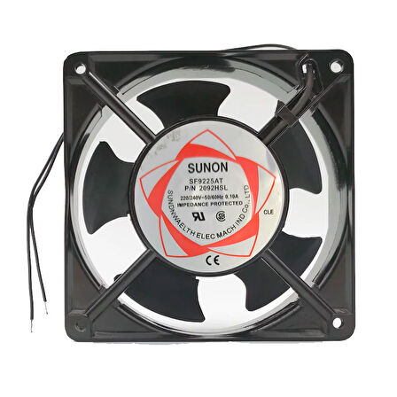 220v 9 cm metal fan 9x9x2.5cm 220v metal kasa soğutucu fan
