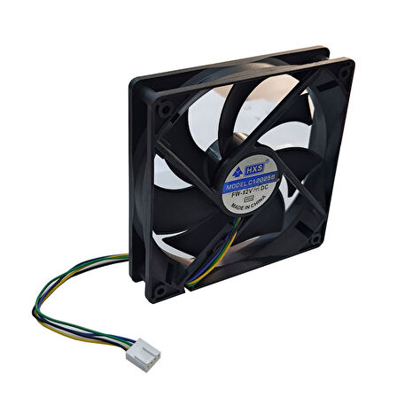 12cm 12v 4 pinli fan 12cm x 12cm x 2.5cm 4 pinli DC 12volt fan