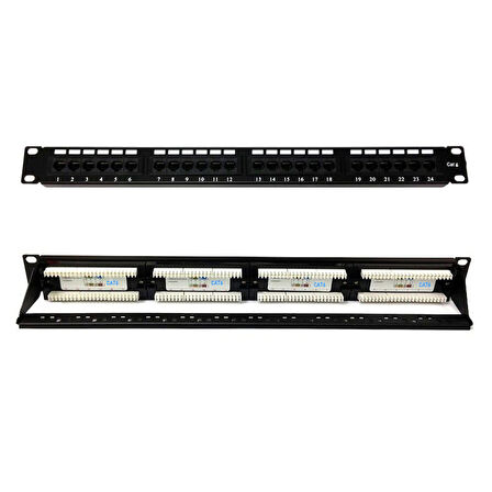 24 port cat6 patch panel 24 port ethernet panel