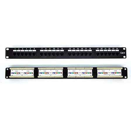 24 port cat6 patch panel 24 port ethernet panel