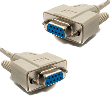 Rs232 dişi dişi data kablodu rs 232 db9 dişi seri port com kablo 10m