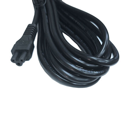 3x1 yonca power kablo notebook adaptör güç kablosu yonca power kablo 5m
