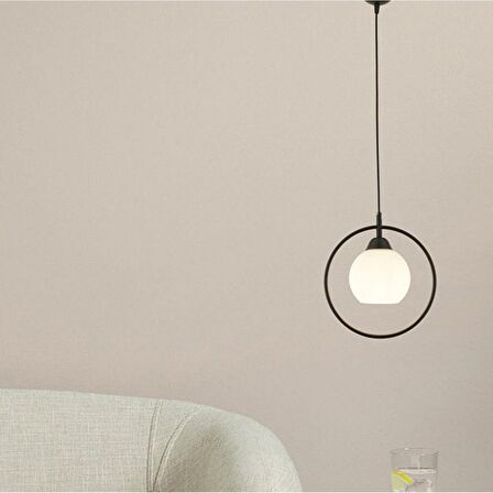 Geo Camlı Daire Sarkıt Modern Spor Genç Odası Salon Avize 