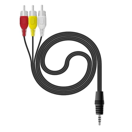 4824 3.5 mm Stereo To 3 Rca Dişi Tos Çevirici Dönüştürücü Ses Kablosu