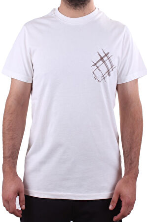 Twister Jeans 2319 Ekru Günlük Pamuklu Bisiklet Yaka Erkek Tişört