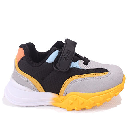 Vicco Surf 346B25K253 Siyah Ortopedik  Günlük Erkek Çocuk Spor Ayakkabı