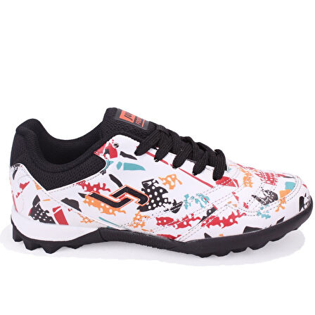 Jump 31524 Beyaz Halı Saha Çocuk Futbol Ayakkabı