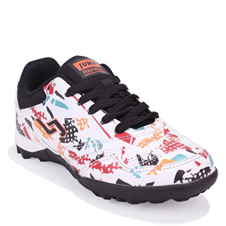 Jump 31524 Beyaz Halı Saha Çocuk Futbol Ayakkabı