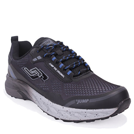 Jump 30519 Siyah Gri Ortopedik Ortopedik Günlük Erkek Spor Ayakkabı