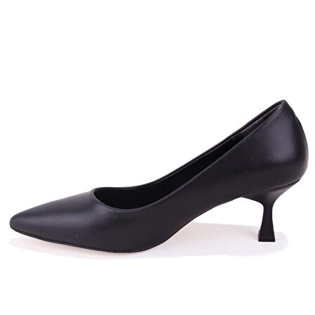 Dagoster DZA07-388499 Siyah Stiletto Topuklu Kadın Ayakkabı