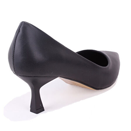 Dagoster DZA07-388499 Siyah Stiletto Topuklu Kadın Ayakkabı