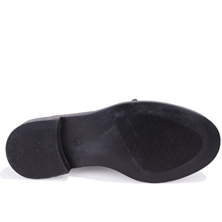 Dagoster DZA07-863705 Siyah Günlük Loafer  Kadın Ayakkabı