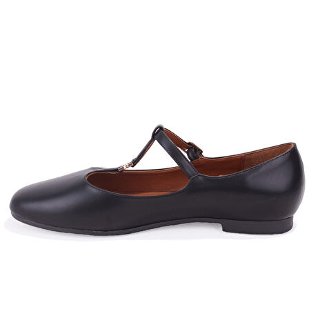 Dagoster DZA07-108526452 Siyah Günlük Babet Kadın Ayakkabı