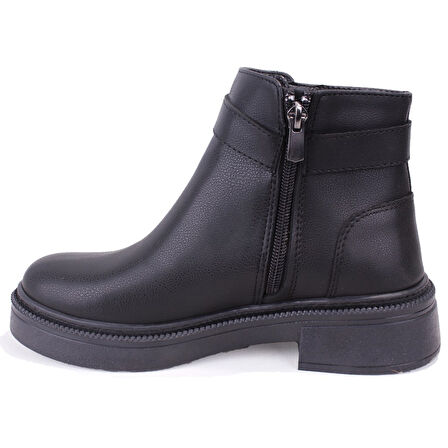 Dagoster DZA07-127574 Siyah  Günlük Düz Topuk Kadın Bot